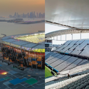 Construções provisórias podem se tornar o futuro da Copa do Mundo