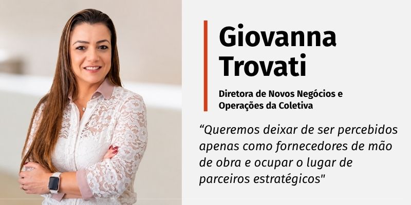 Giovanna Trovati assume nova fase profissional à frente da Coletiva, do Grupo Raízes