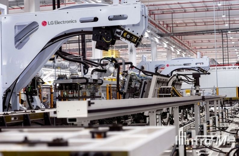 LG leva IA e robôs à fábrica no Paraná e aumenta a complexidade da manutenção