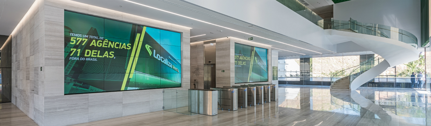 A sede inteligente da Localiza