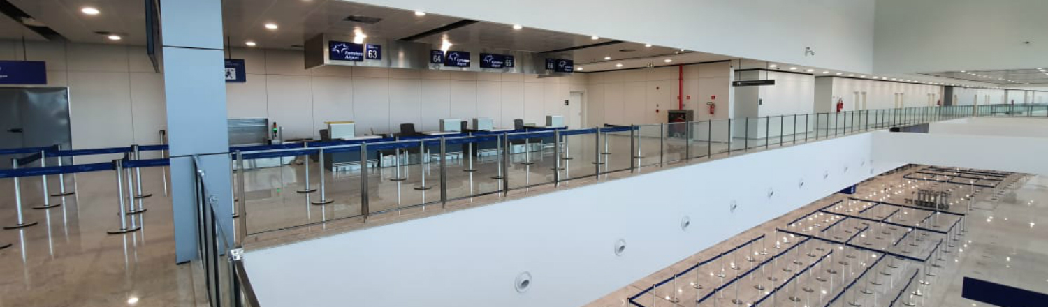 Nova área de check-in do Fortaleza Airport é entregue