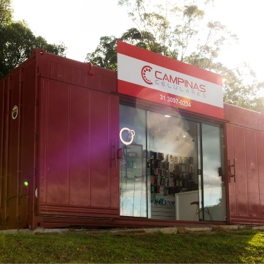 Campinas Celulares lança modelo de loja-container