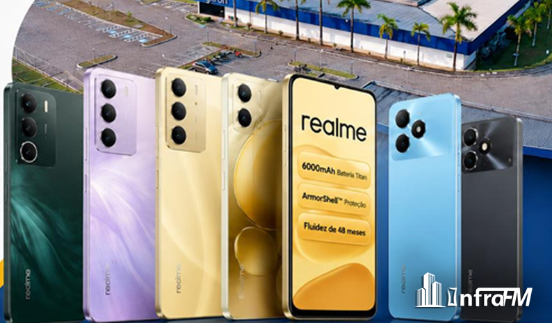 Digitron inicia produção nacional de smartphones realme