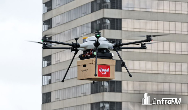 Drone do iFood em Barueri acende alerta para Facility e Property Managers