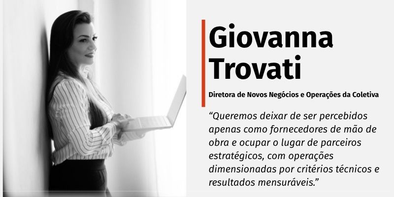 Giovanna Trovati assume nova fase profissional à frente da Coletiva, do Grupo Raízes