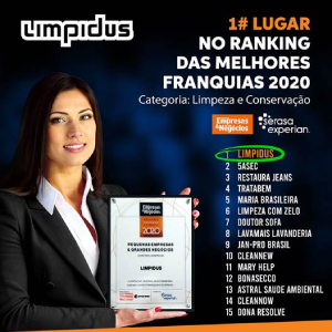 Limpidus é eleita a Melhor Franquia do Brasil em 2020