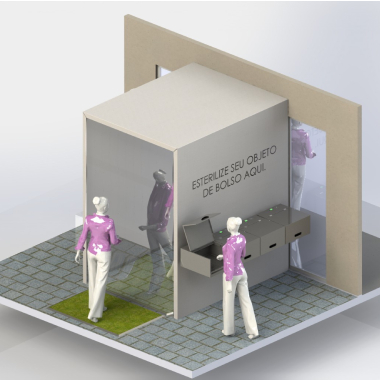 Como funciona o Túnel de Passagem de Desinfecção