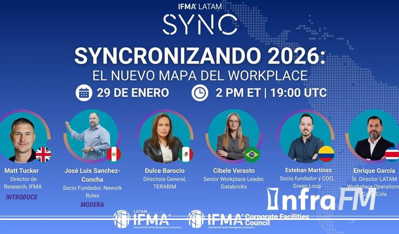 O novo mapa do workplace é debatido por especialistas do evento IFMA Latam 2026